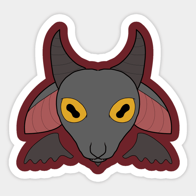 Jersey Devil Sticker by Joyouscrook